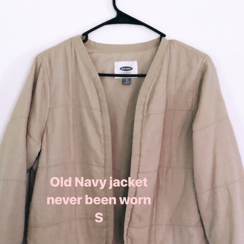 Old Navy khaki cropped jacket
